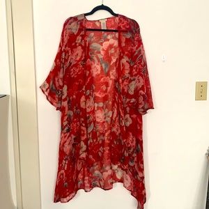 lucky brand kimono duster